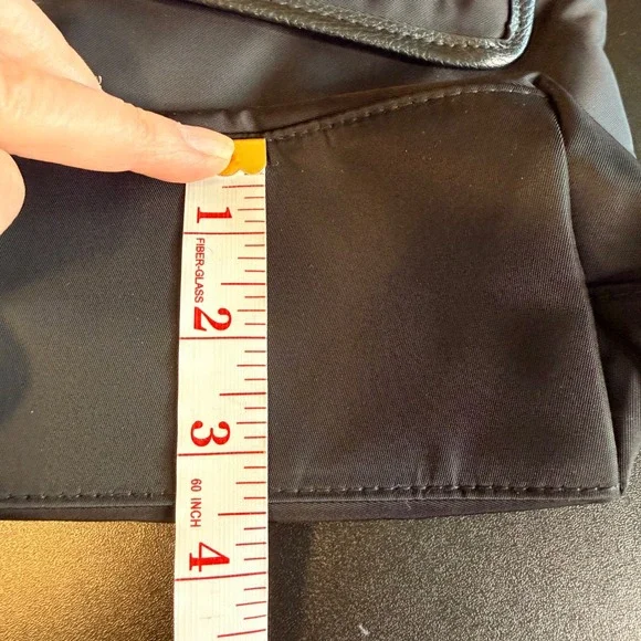 baggallini Hillcrest Hobo Crossbody Bag Black Nylon Removable RFID Wristlet - Picture 13 of 13